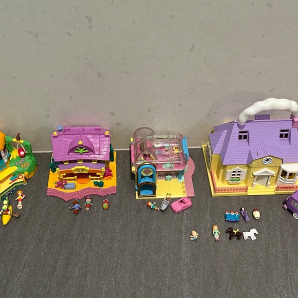 Retro Polly Pocket (Bluebird) Mixed Set 1990s RARE - Picture 3 of 16